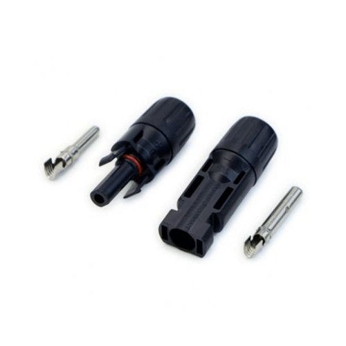 LINK ขั้วต่อสายแบบขนาน  MC4 CONNECTOR (pair) 1500V TUV Standard รุ่น CB-1002A สีดำ