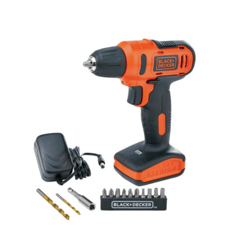 BLACK+DECKER สว่านไฟฟ้าไร้สาย 10มม. 12V รุ่น LD12SP-B1