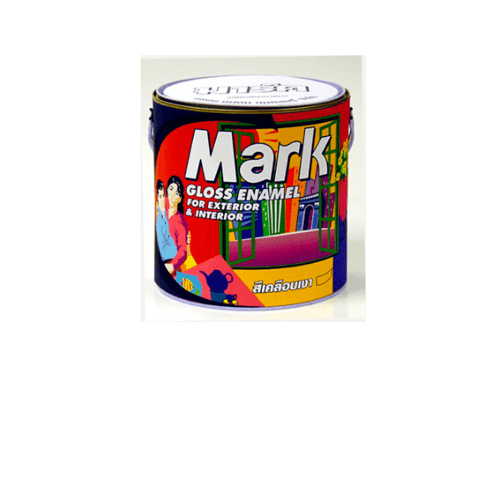 Captain สีเคลือบเงา MARK  #M877  1 กล. สีควันบุหรี่