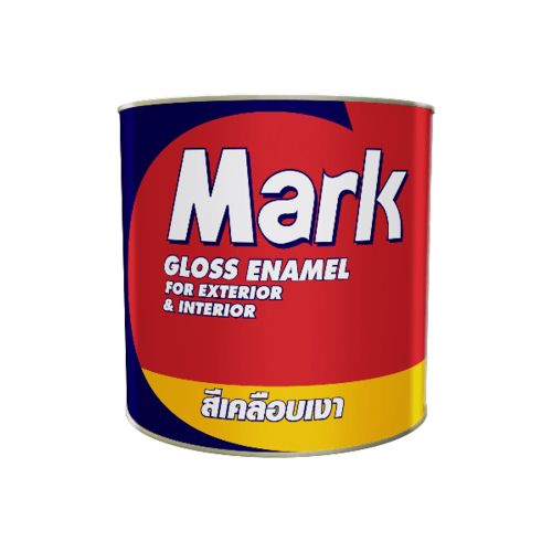 Captain สีเคลือบเงา MARK  #M820  ¼ กล. สีแดงปานกลาง