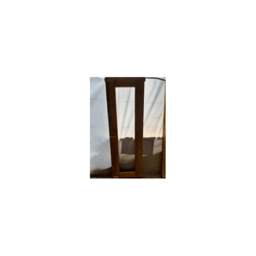 SJK ชุดหน้าต่างไม้สักสำเร็จรูป 1 บาน ขนาด 45x165cm.  SJK005 