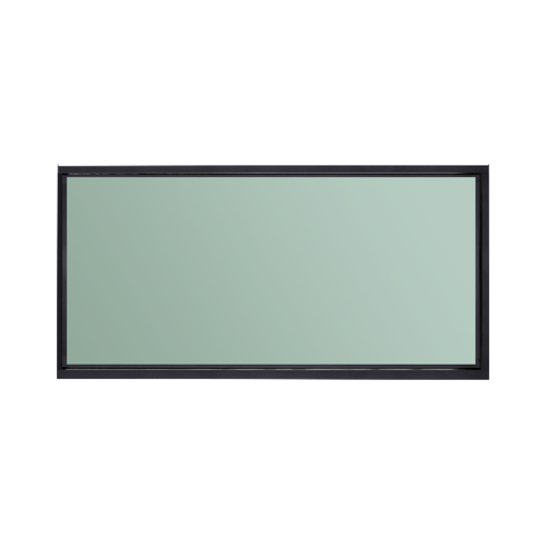 A PLUS SAHARA หน้าต่างอะลูมิเนียม ช่องแสง 150x60ซม. สีเทาเข้ม