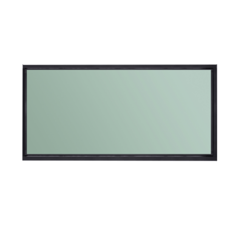 A PLUS SAHARA หน้าต่างอะลูมิเนียม ช่องแสง 240x110ซม. สีเทาเข้ม