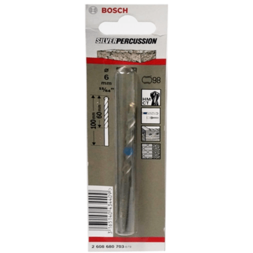 BOSCH ดอกเจาะปูน สีเงิน  CYL-3 : 6 x 60/100 มม.