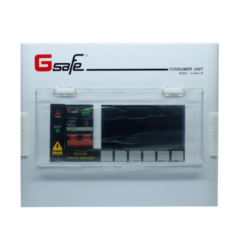 G-Safe ตู้คอนซูมเมอร์+เมน 6 ช่อง 63A
