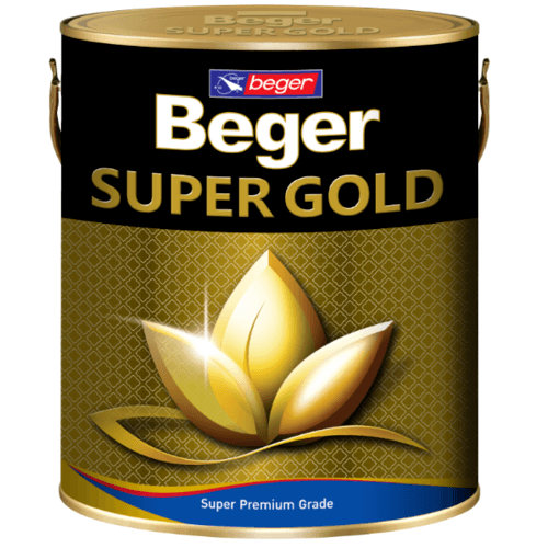 Beger สีทองคำ A/L123 1กล. สูตรน้ำมัน เฉดสีทองสวิส