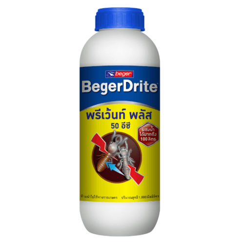 Beger ผลิตภัณฑ์กำจัดปลวก 50EC ชนิดเทราด สูตรน้ำมัน 1ลิตร