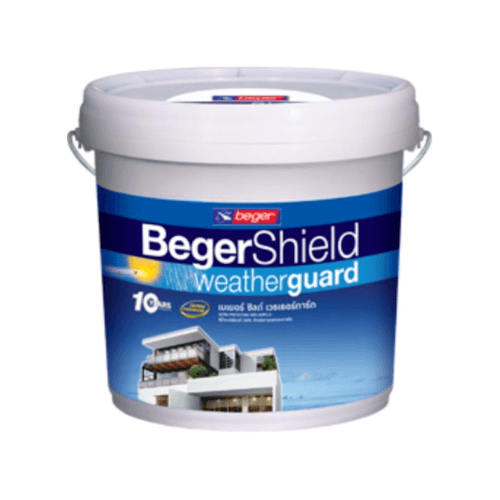 Beger สีน้ำอะครีลิก  เบเยอร์ชิลด์ เวธเธอร์การ์ด กึ่งเงากึ่งด้าน 3.5ลิตร เบส A