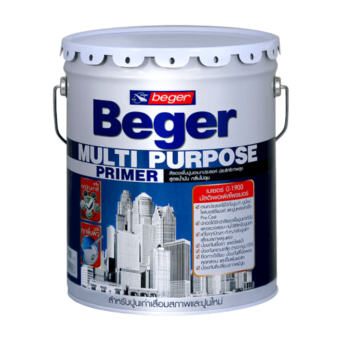 Beger สีรองพื้นปูนอเนกประสง์ B-1900 1กล. สูตรน้ำมัน สีขาว