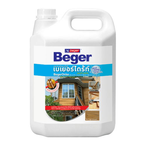Beger ผลิตภัณฑ์ป้องกันปลวกและเชื้อรา ชนิดทา สูตรน้ำ 4ลิตร สีใส