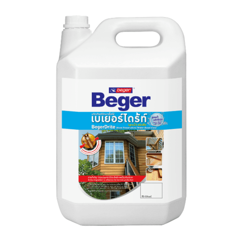 Beger ผลิตภัณฑ์ป้องกันปลวกและเชื้อรา ชนิดทา สูตรน้ำ 4ลิตร สีน้ำตาลดำ
