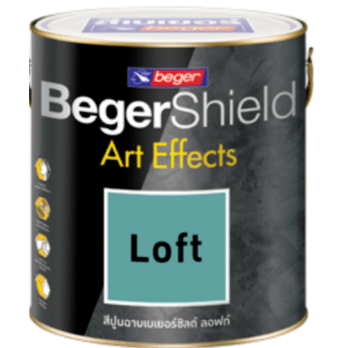 Beger อาร์ท เอฟเฟ็กซ์ ลอฟท์ สูตรน้ำมัน #AF-0101 ชุด Natural Grey