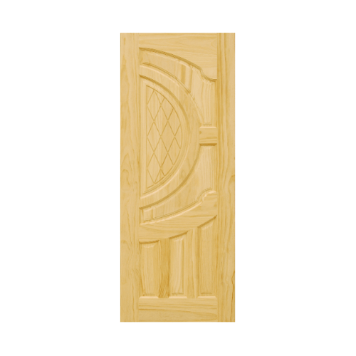 D2D ประตูไม้สนNz บานทึบลูกฟักแกะลาย ขนาด120 x 200 cm.  304  