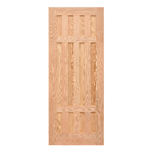 ประตูไม้ดักลาสเฟอร์ Eco Pine-027 80x220 cm.
