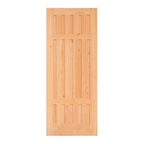 ประตูไม้ดักลาสเฟอร์ Eco Pine-027 100x207 cm.
