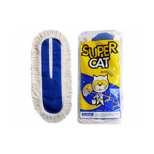 SUPERCAT อะไหล่ม็อบดันฝุ่น 15 นิ้ว ขนาด 16x41x3 ซม. สีขาว