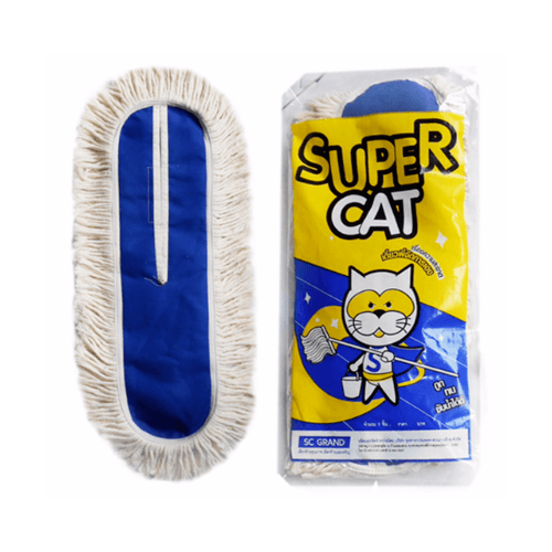 SUPERCAT อะไหล่ผ้าม็อบดันฝุ่น 30 นิ้ว ขนาด 26x36x6 ซม. สีขาว