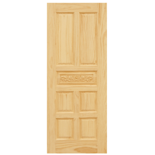 ประตูไม้สนนิวซีแลนด์ Eco Pine-011 90x200 cm.