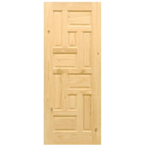 ประตูไม้สนนิวซีแลนด์ Eco Pine-018 80x200 cm.