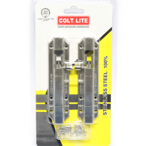 COLT LITE กลอนสปริงสแตนเลส รุ่น 430 ขนาด 4 นิ้ว สีสแตนเลส (แพ็ค 2)