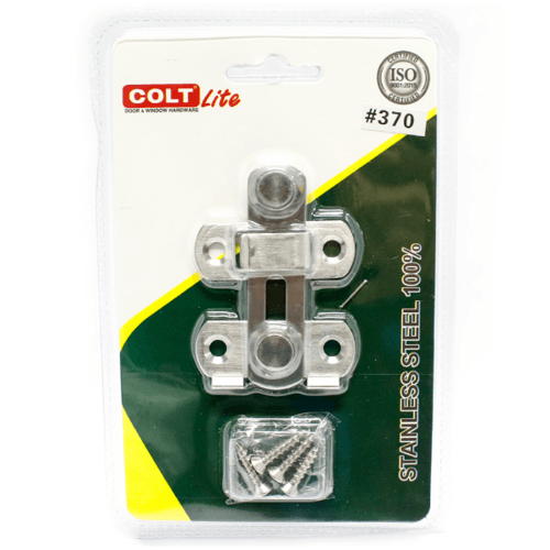 COLT LITE กลอนสับสแตนเลส รุ่น 370 ขนาด 3 นิ้ว สีสแตนเลส (แพ็ค 1)