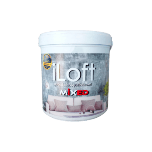 I-Loft ชุดซีเมนต์ขัดมันสูตรผสมเสร็จ    5 กก. สีดำ เบอร์ 1