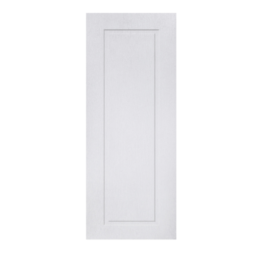 WELLINGTAN ประตูยูพีวีซี บานทึบลูกฟัก REVO WNR007 70x200ซม. สีขาว (ไม่เจาะ)