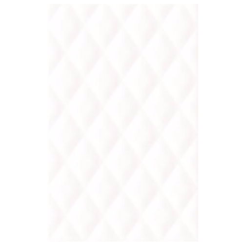 SOSUCO กระเบื้องเซรามิคปูผนัง 10x16 นิ้ว เพชรหลุยส์-ขาว A. Gloss (10P)