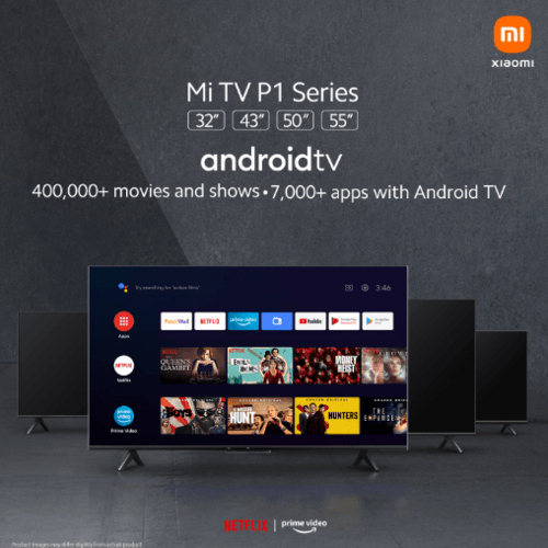 XIAOMI Mi Android TV P1 ขนาด 43 นิ้ว WE2V สีดำ