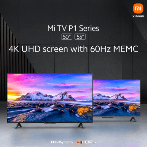 XIAOMI TV 4S UHD ขนาด 55 นิ้ว WE3V สีดำ