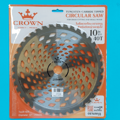 CROWN วงเดือนตัดหญ้า 10x40T (HC-G-13)