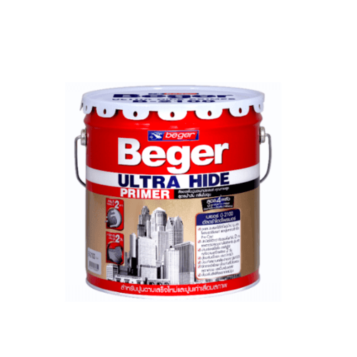 Beger สีรองพื้นปูนอเนกประสงค์ B-2100 5กล. สูตรน้ำมัน สีขาว