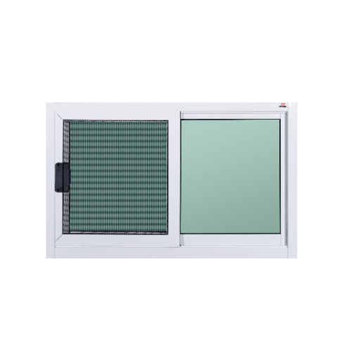 A PLUS PLATINUM หน้าต่างอะลูมิเนียม บานเลื่อน SS A-P/016 50x80ซม. สีขาว พร้อมมุ้ง