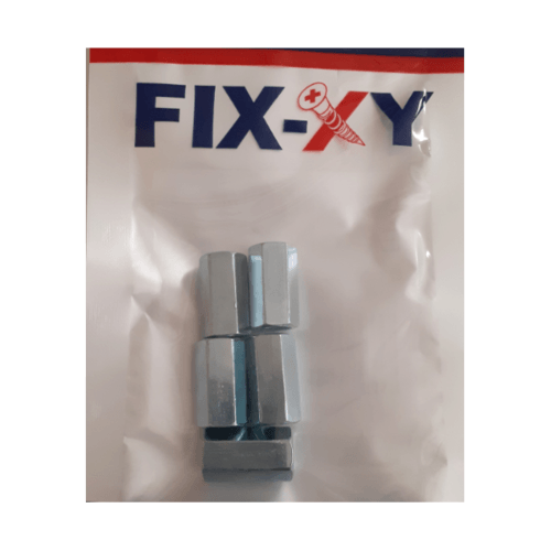 ข้อต่อสตัดเกลียว 1/4 รุ่น EA-001 (5ชิ้น/แพ็ค) FIX-XY