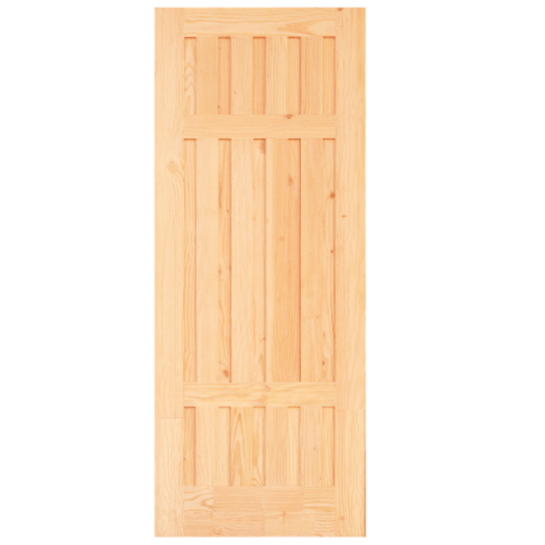 ประตูไม้ดักลาสเฟอร์ Eco Pine-027 70x200 cm.