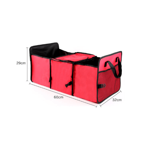 กระเป๋าอเนกประสงค์เก็บของหลังรถ COVER ขนาด600x320x280มม. รุ่นCA-34 สีแดง