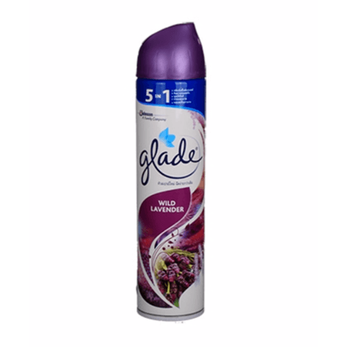 GLADE เกลด สเปรย์ปรับอากาศ กลิ่นไวลด์ ลาเวนเดอร์ 320 มล.