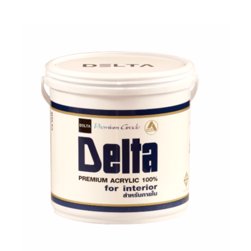 Delta สีน้ำอะครีลิค ทาภายใน ด้าน เบส A 3.6 ลิตร