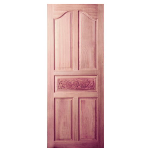 ประตูไม้สยาแดง GC-52 80x200 cm.