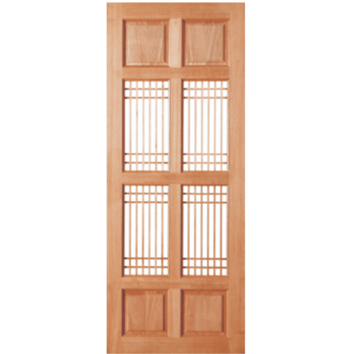 ประตูไม้สยาแดง GS-20 90x200 cm.