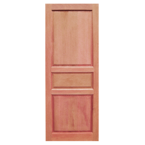 BEST ประตูไม้สยาแดง ขนาด  80x168 cm. GS-40 