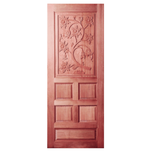 ประตูไม้สยาแดง GC-34 90x200 cm.