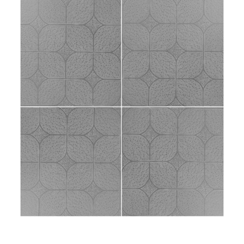 ลิสเซ่ ฝ้ายิปซัมทีบาร์ 60x60ซม. รุ่นเงินมีโชค (ซิลเวอร์) บรรจุ 10แผ่น/กล่อง