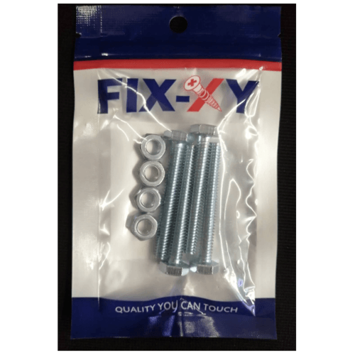 สกรูเกลียวมิล 1/4x2 รุ่น EF-004 (4ชิ้น/แพ็ค) FIX-XY