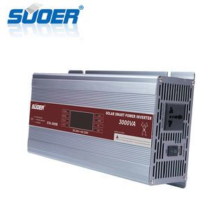 SUOER  เครื่องแปลงไฟ Modified wave  Inverter 24V รุ่น STA 3000W/B(มีหน้าจอ)