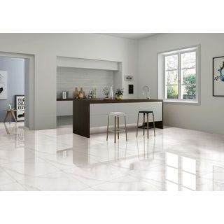 Marbella กระเบื้องพอร์ซเลน 60x60 ซม. รุ่น สโนวี  T63836W4   Glossy (4P) Random