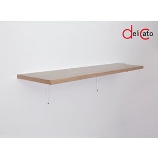 Delicato ធ្នើរឈើមេឡាមីន 30X80X1.6cm.Natural