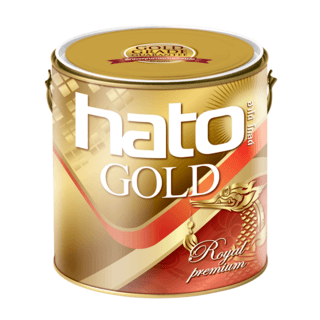 Hato สีน้ำอะครีลิคทองคำ AG-55 1/4กล.