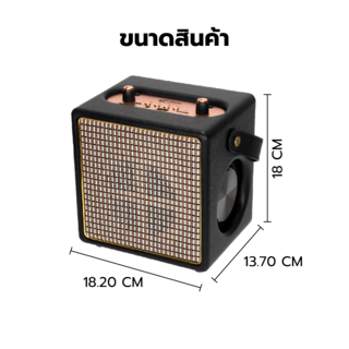 EVISION ลำโพงไร้สาย 4 นิ้ว พร้อมไมโครโฟน 2อัน รุ่น JMYYX010