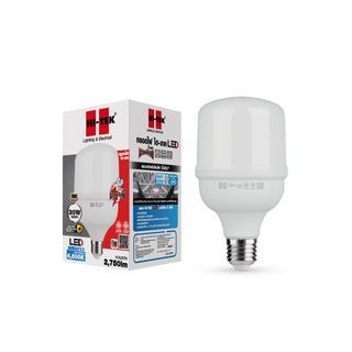 HI-TEK หลอด LED มวยไทย Series ทรง T ขั้วเกลียว E27 30W รุ่น HLLMT2730D แสงขาว